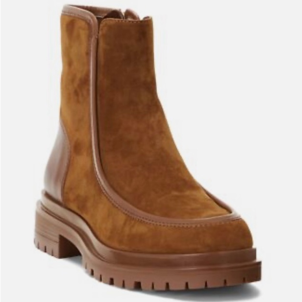 Ralph Lauren Brown Ankle Boots